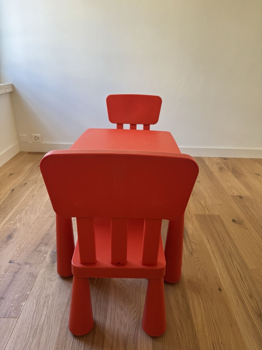 Ikea Set di tavolo e panche: Kindertisch und Stühle Mammut Ikea – Usato da Oberrieden venduto da Anirahtak 2