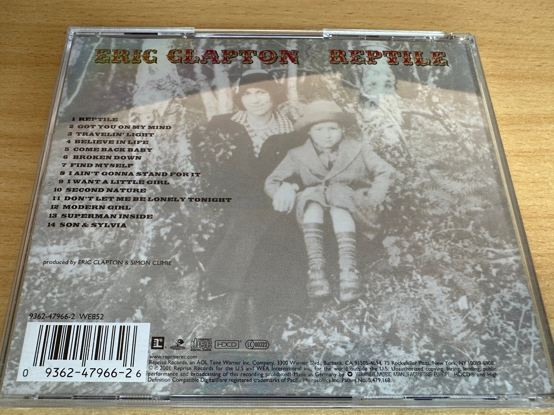 CD: Eric Clapton – Reptile – Usato da Rikon im Tösstal venduto da Alpenmutz 1