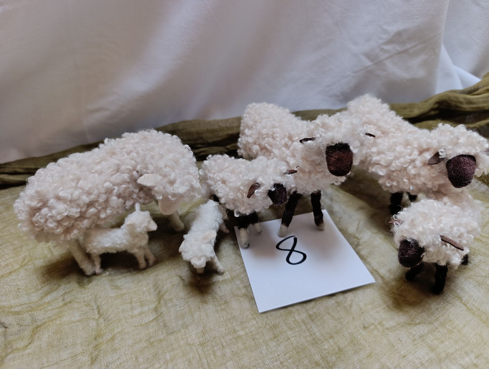 Figuren: Schwarzenberger Krippenfiguren 7  Schafe – Neu (gemäss Beschreibung) aus Oberarth von sil_9dfs 5