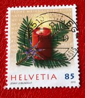 Nr.1373  Kerze 2010 mit Stempel Wil