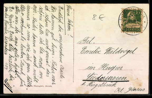 Cartoline postali: AK Rorschach, Hafen, 1924 – Usato da Berlin venduto da bartko-reher 1