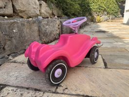 BIG Bobby Car Pink mit Lenkrad Kinderfahrzeug gut erhalten