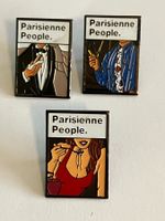 3 Pin Parisienne People