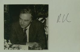 Robert Huber (1937) Nobelpreisträger - Autogramm