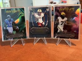 9 NFL Karten - Flowers, Bohanon, Gore, Legette - 1/2 etc.