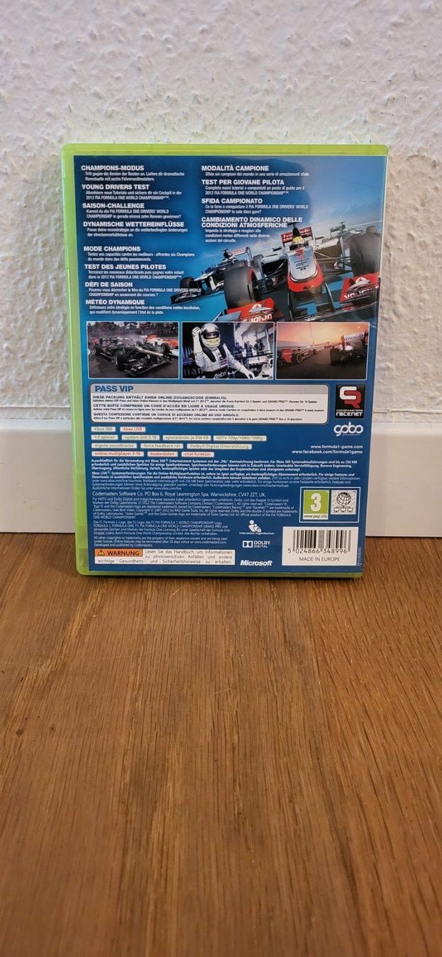 Microsoft Giochi: Xbox 360 - Formula 1 2012 – Usato da Münsingen venduto da Heroism2010 1