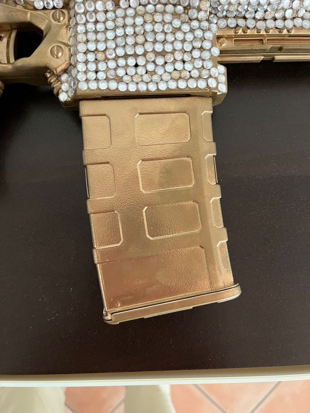 Nerf Giocattoli: ORIGINAL NERF CUSTOMIZED STRYFE FARBE GOLD – Usato da Oberentfelden venduto da May03 5