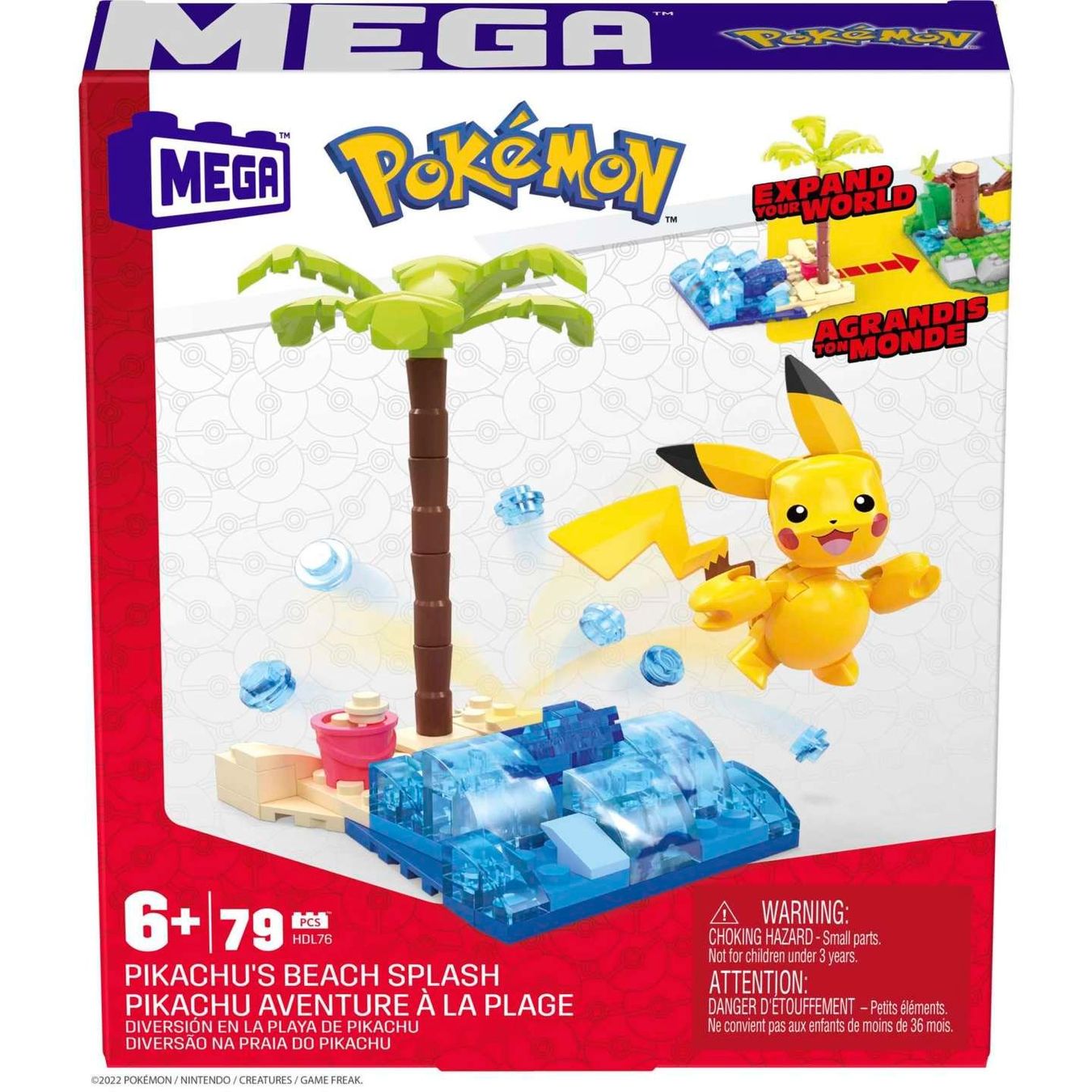Mega Kit di costruzioni: Mega Pokémon Pikachus Strandtag HDL76 – Nuovo e nell'imballaggio originale da Basadingen venduto da NekoBricks 5