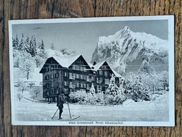 Alte PK / Grindelwald - Hotel Schweizerhof Gelaufen 1922