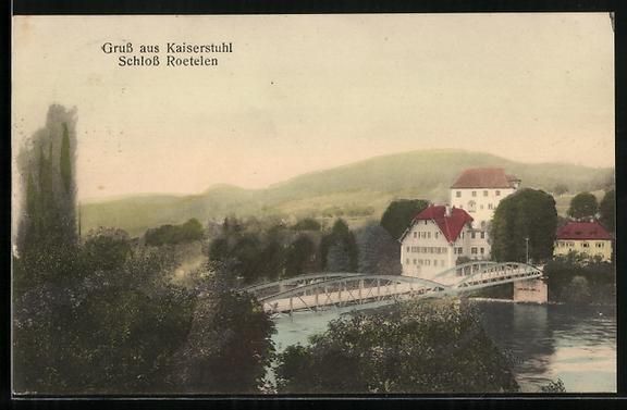 Cartes postales: Kaiserstuhl, Schloss Rötelen mit Brück – D'occasion à Berlin par bartko-reher