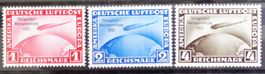 1933: ZEPPELIN-Flugpostmarken «CHICAGO-FAHRT», *
