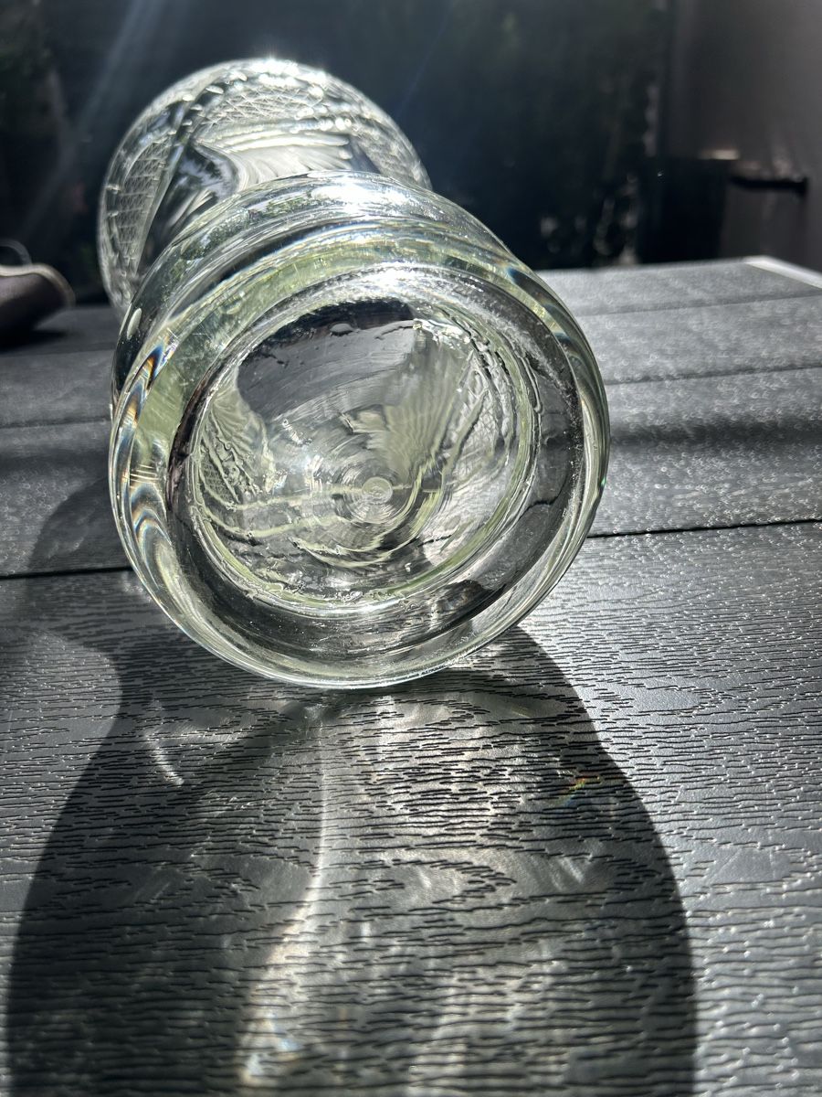 Vasi & Recipienti: Fein gravierte Kristallvase, einzigartiges Design – Usato da Losone venduto da del_yh97 9