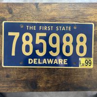 🇺🇸 U.S. Autoschild, Delaware 785988 - ORIGINAL 