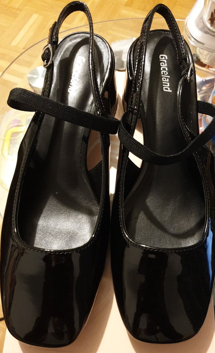 Graceland Scarpe da donna: Sandalen_Pumps Schwarz Lack Grosse 41 – Nuovo e nell'imballaggio originale da Horw venduto da Arta20000