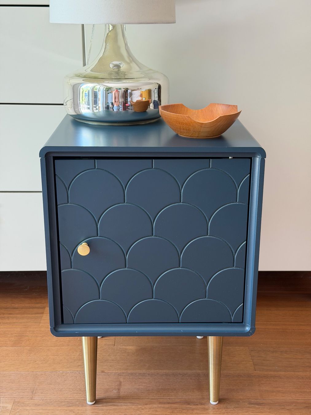La Redoute Nachttische: La Redoute Luxore blue bedside table – Gebraucht aus Zürich von emi_j76q