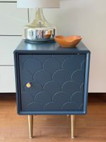 La Redoute Luxore blue bedside table