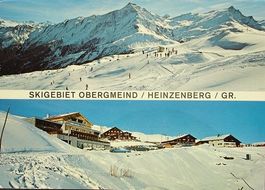 OBERGMEIND Skigebiet Lüsch mit Piz Beverin - Heinzenberg
