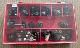 Elektrobauteile, Signallampen gemäss Fotos; inkl. Sammelbox