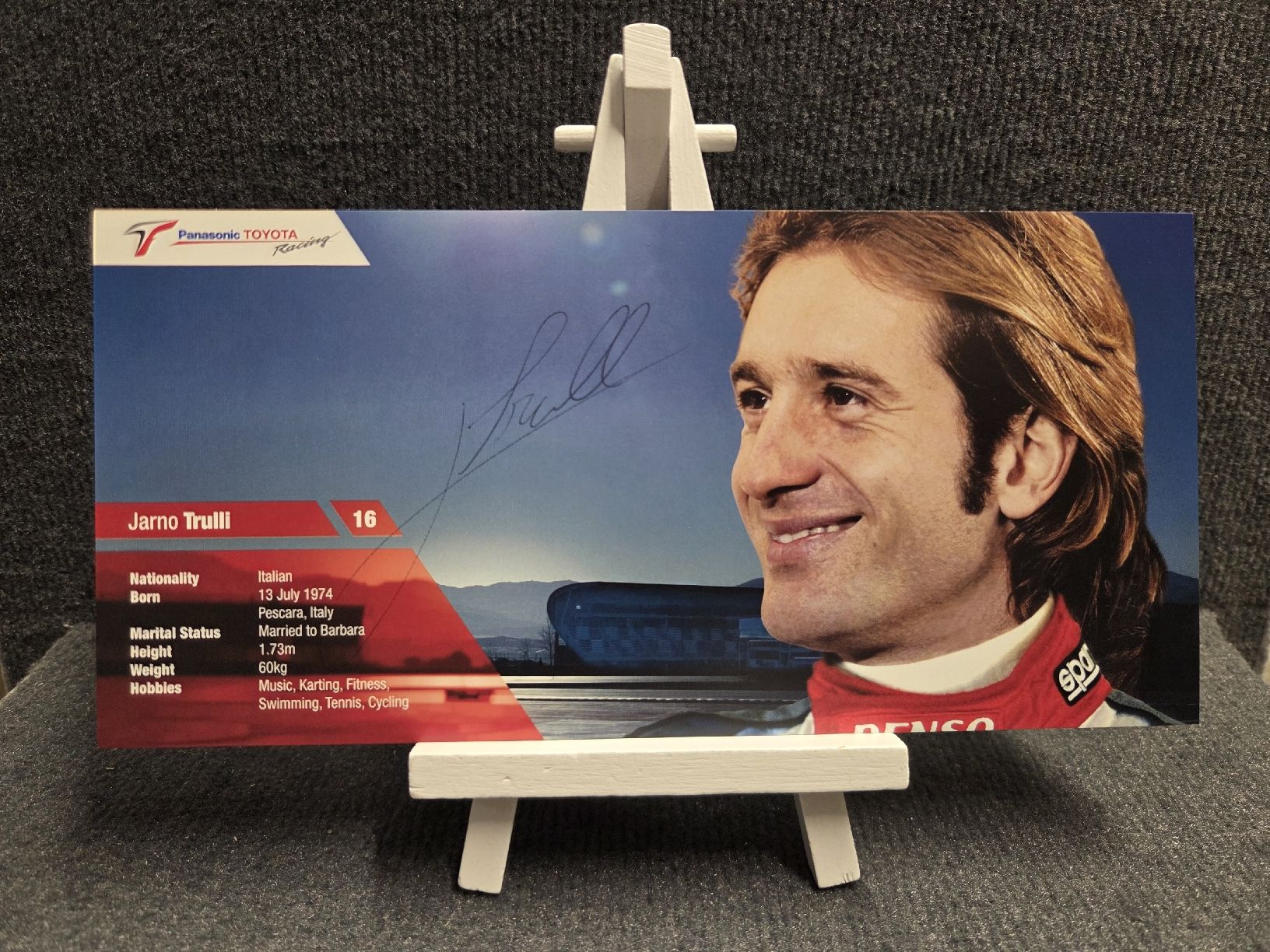 Autografi: Original Signiert vom Jarno Trulli  – Usato da Wetzikon ZH venduto da AmacherM