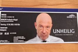 Ticket Unheilig Sonntag, 7.6.26