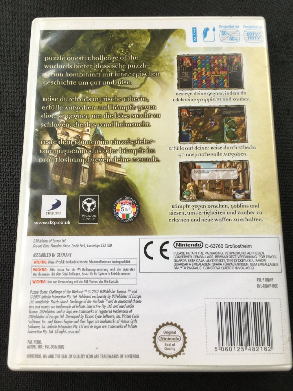 Nintendo Giochi: Puzzle Quest - Nintendo Wii – Usato da St.Gallen venduto da sjosjo 1