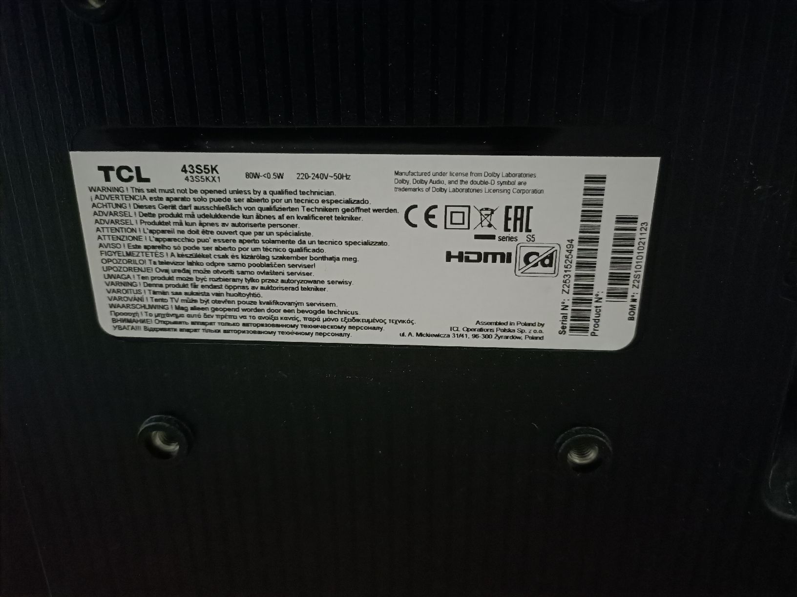 Fernseher: Neuer Tv – Neu (gemäss Beschreibung) aus Koppigen von sch_m9bj 1