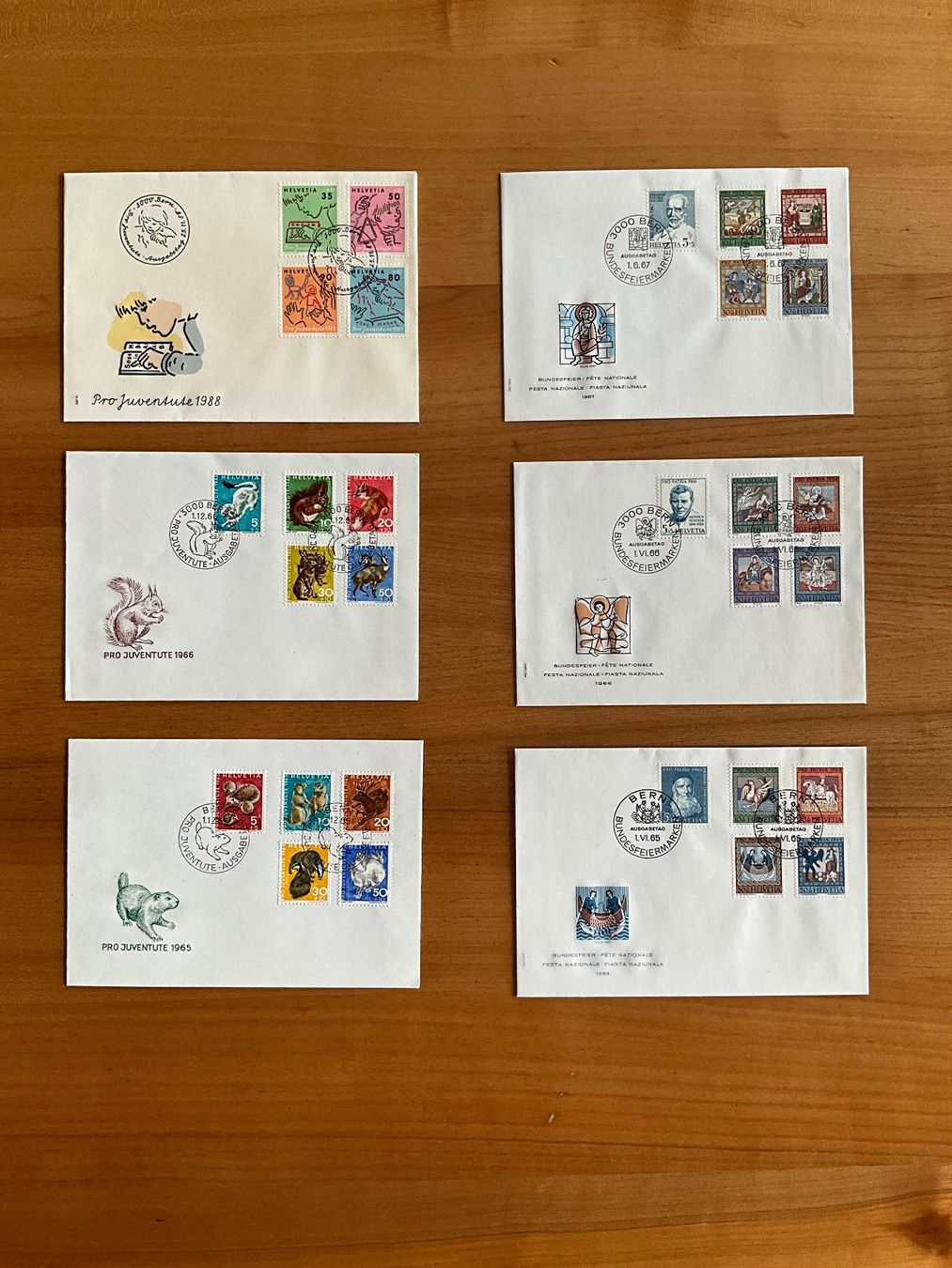 Tutti i francobolli: 6 Ersttagscuverts – Nuovo (secondo la descrizione) da Nebikon venduto da Lupo054
