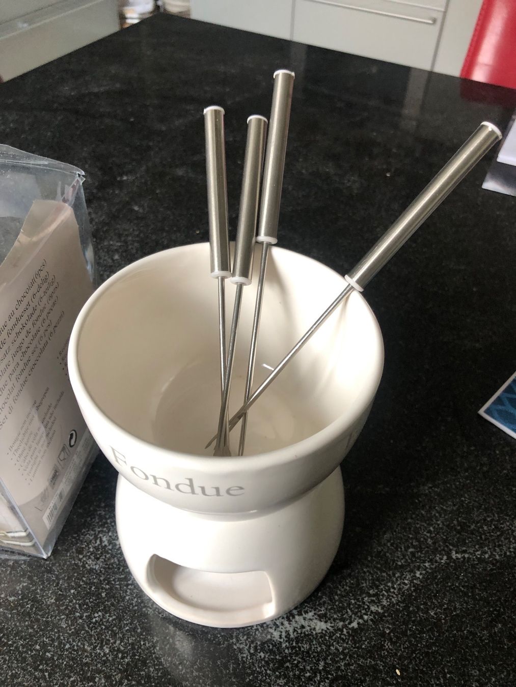 Appareils de cuisine: Fondue Set ,chocolat’ 6 teilig            NEW – Neuf avec emballage d'origine à Schöfflisdorf par gandig
