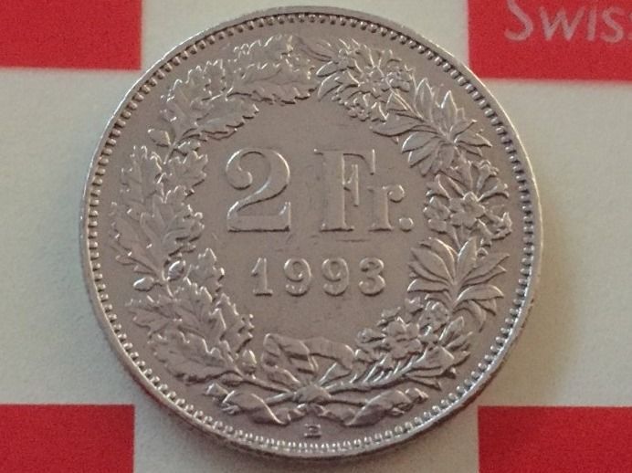 Tutti le monete: 2 Franken 1993 ss+ – Usato da Elsau venduto da herbybay
