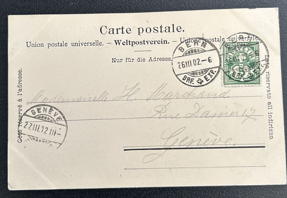 Cartoline postali: AK Fribourg 1902 – Usato da Horw venduto da Tellbub 1