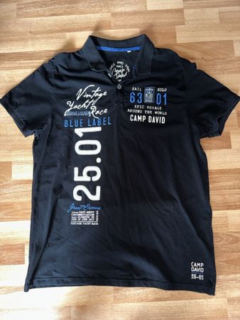 Camp David Poloshirt XXL schwarz