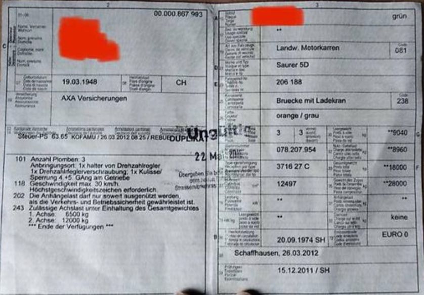 Nutzfahrzeuge: Saurer 5D Lastwagen – Gebraucht aus Arlesheim von petrosilius108 4