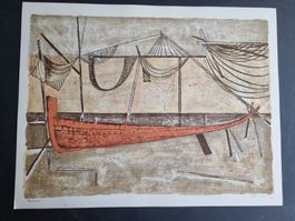 FEDERICO RIGHI LITHOGRAPHIE SIGNIERT BLATTGRÖSSE 50X39CM