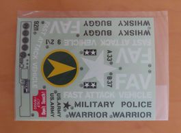 Tamiya RC Decal 58046 Fast Attack 1984