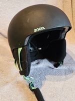 anon. Skihelm schwarz/ Blumenmuster Gr.S 52 - 55 cm