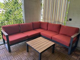 Garten Möbel Lounge mit Tisch + gratis lichten