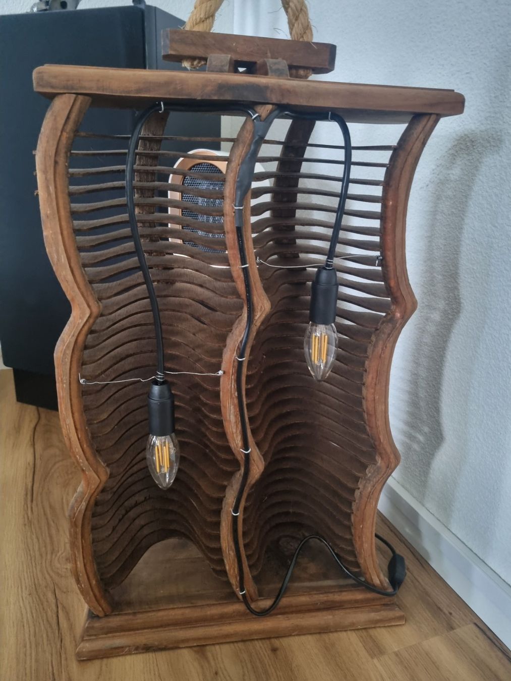 Lampade: Holz Lampe / Tischlampe,  ein Hingucker! – Usato da Gutenswil venduto da Karin1111 5