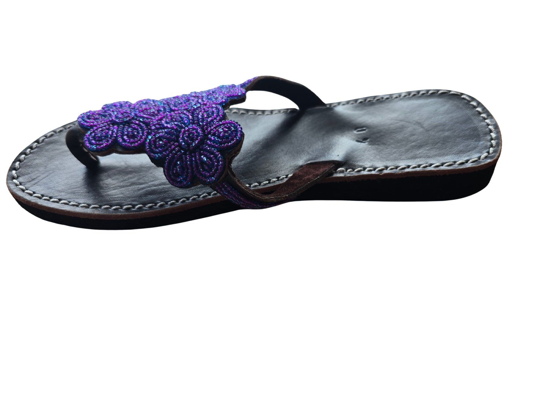 Scarpe da donna: Handgemachte Leder-Sandalen Violett 40 🔥 50% SALE – Nuovo e nell'imballaggio originale da Brione s. Minusio venduto da Littleninja 2