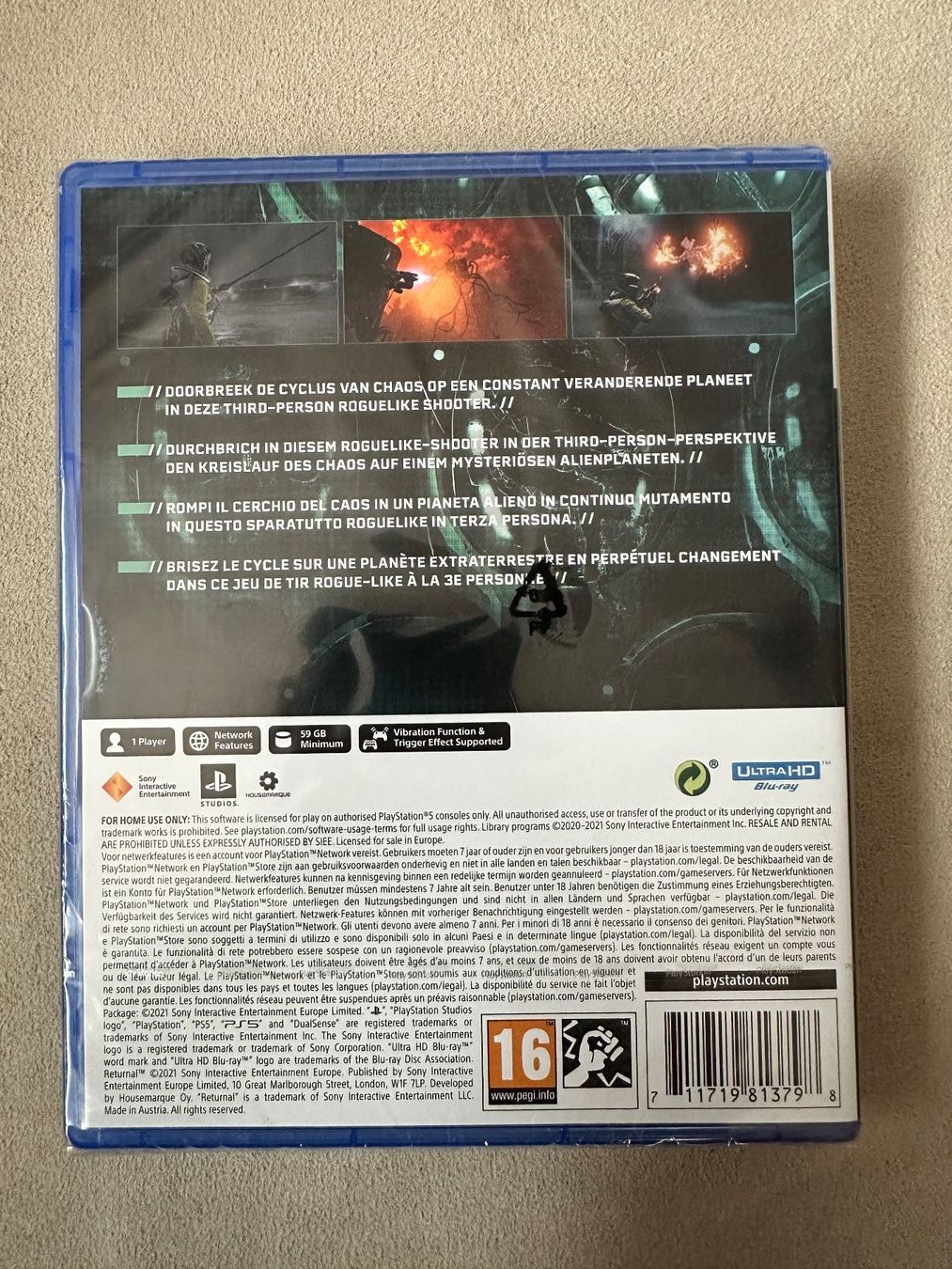 Sony Spiele: Returnal PS4 OVP nie geöffnet – Neu und originalverpackt aus Gretzenbach von dzollero 2