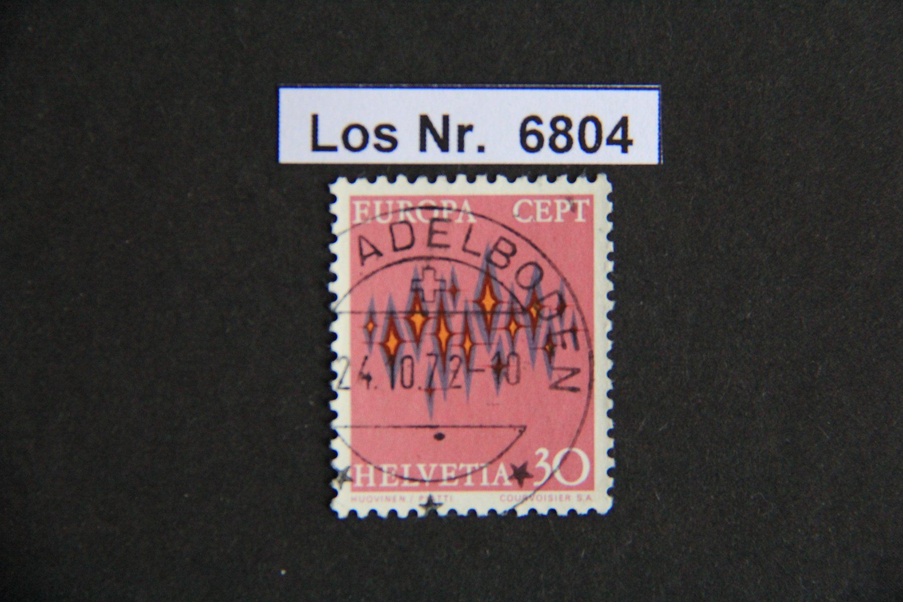 Tutti i francobolli: CH 1972 Ortsstempel mit Datum                       Los 6804 – Usato da Volken venduto da jukon65