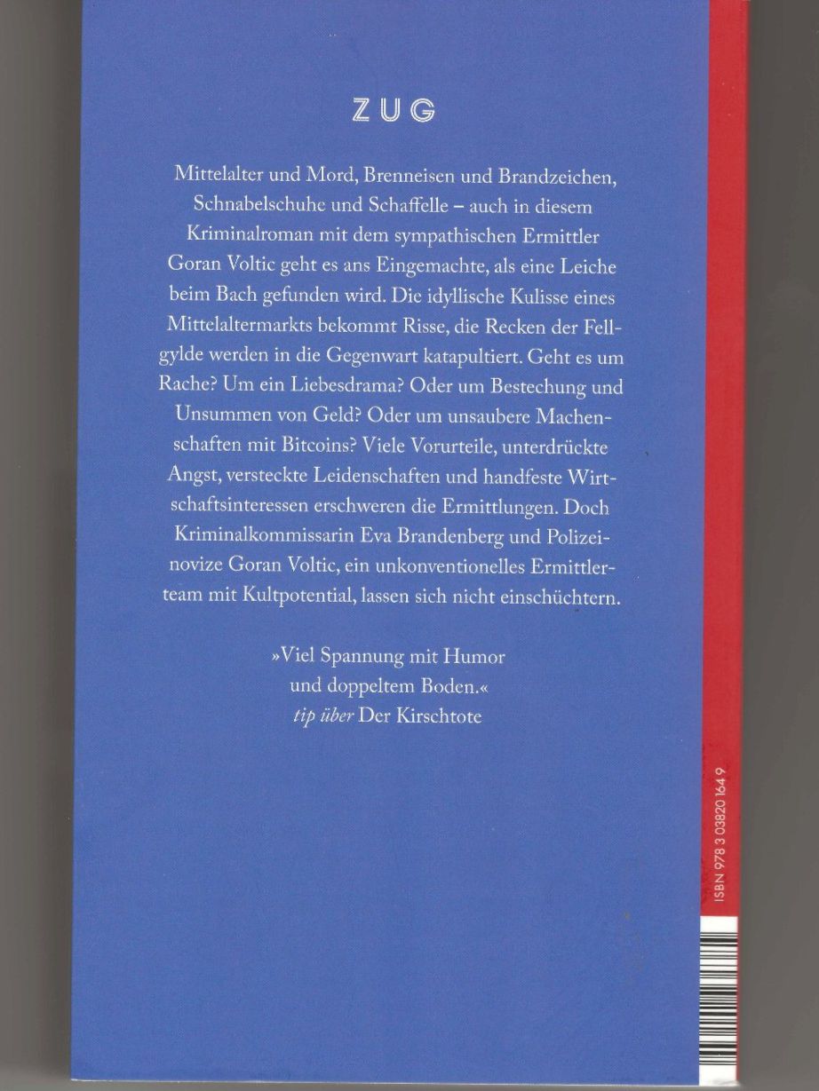 Bücher: Zuger Todesfelle - von Judith Stadlin – Gebraucht aus Samstagern von Bladetigi 1