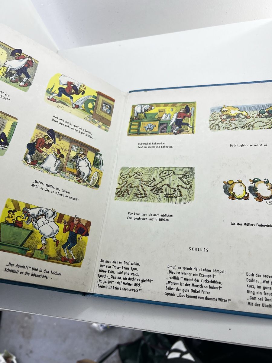 Libri: Max und Moritz Bilderbuch Wilhelm Busch – Usato da Wettingen venduto da NickInc 2