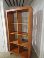 Regal mit Rollen Holz Einteiler 8 Fächer guter Zustand