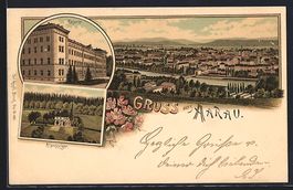 Litho Aarau, Kaserne, Gasthof Alpenzeige