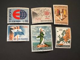 San Marino Europa 1962-67  Mi. Lot ** Luxus  (3324)