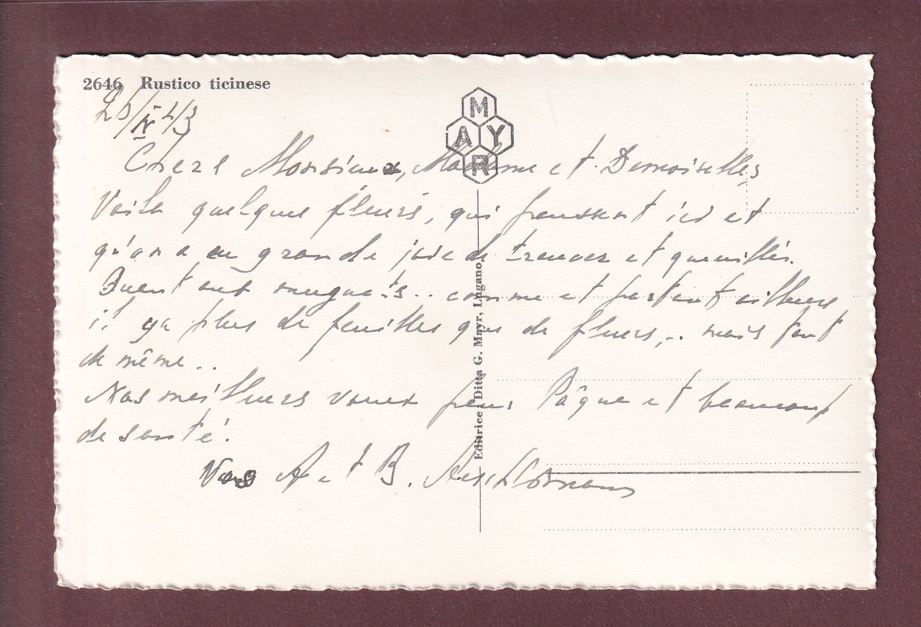 Cartoline postali: TICINO - Rustico ticinese – Usato da Pully venduto da nicecards 1
