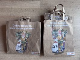 Coop Papiertaschen Einkaufstüten