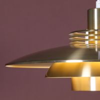 Schöne Dänische Vintage Deckenlampe 70er ähnl. Louis Poulsen