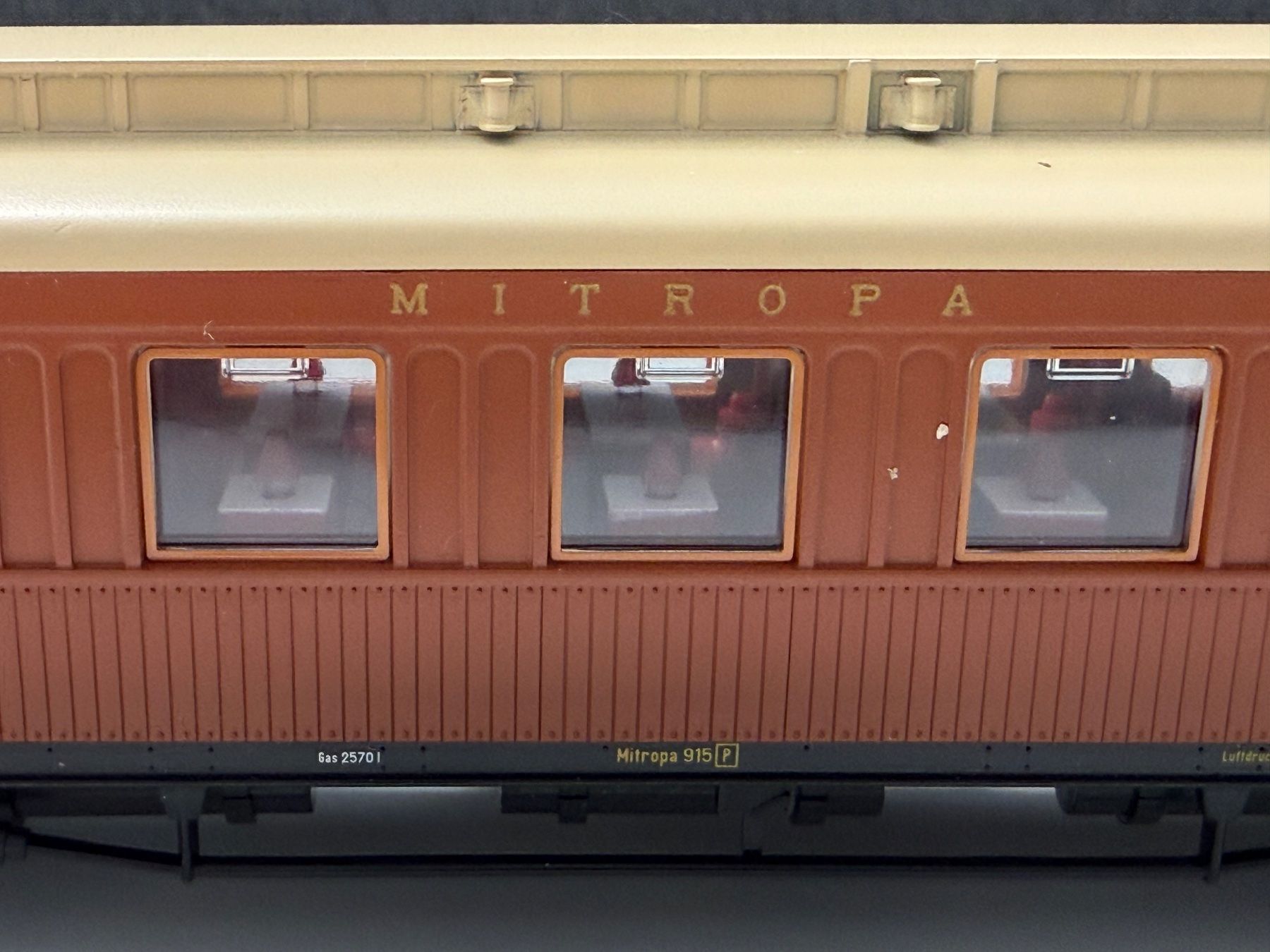 Trix Modelleisenbahnen: Trix Mitropa Speisewagen 6-achsig / DC HO – Gebraucht aus Jonschwil von sutfra12 4