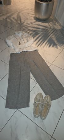 TONET hochwertige Leinen-Viscose Hose neuwertig..ideal für